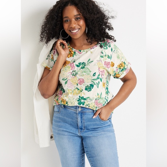 Maurices Plus Size 24/7 Dawson Drop, 1X, NWT - Picture 1 of 4